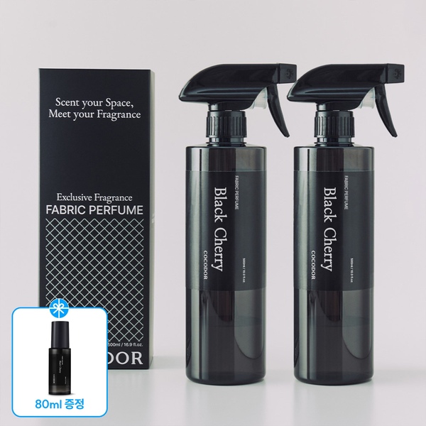 2+1 섬유탈취제 500ml X 2개 + 80ml 증정 (룸스프레이 섬유향수)