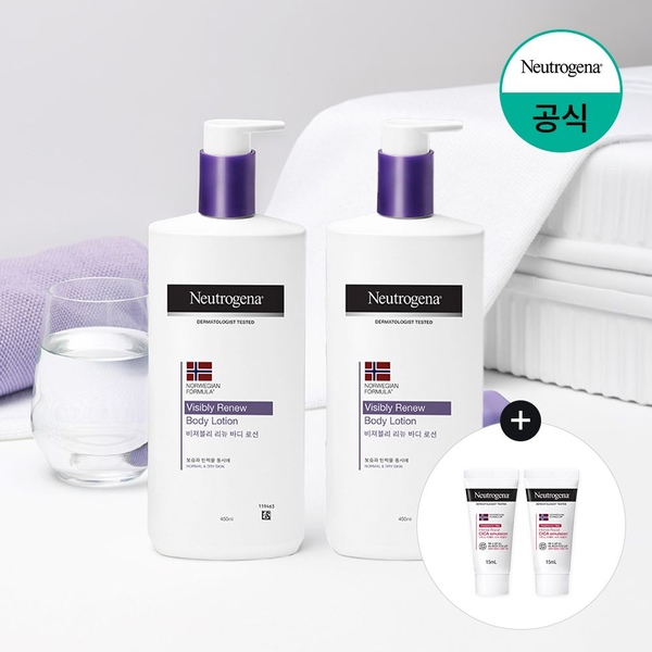 비져블리 리뉴 바디 로션 450mlx2+(증)N 시카 15mlx2