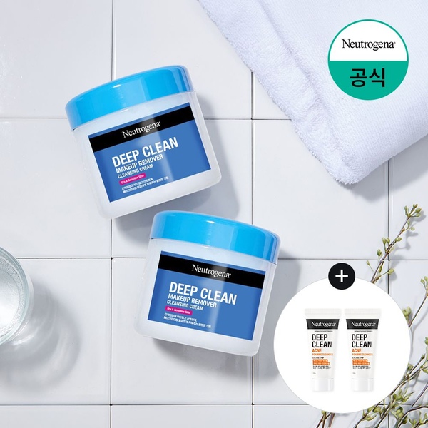 딥클린 클렌징 크림 285mlx2+(증정)아크네폼10gx2