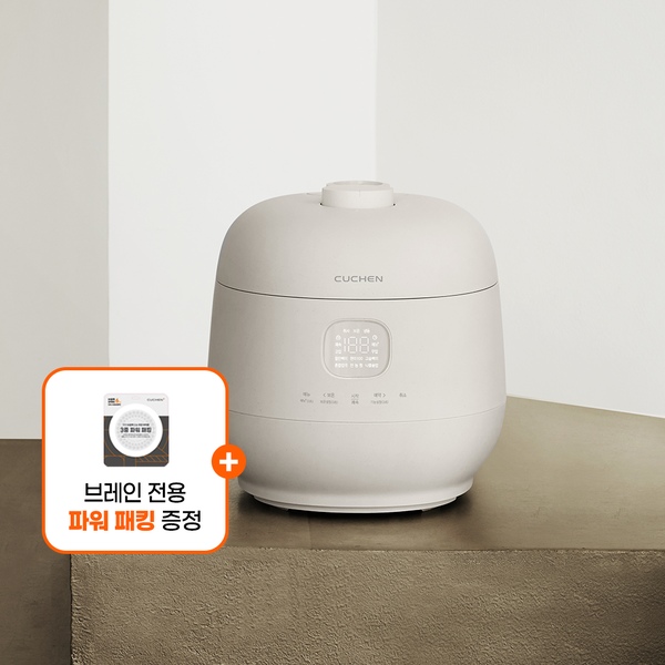 패킹증정! 브레인 풀스텐 듀얼 10인 IH밥솥 화이트 CRH-TWS1010W