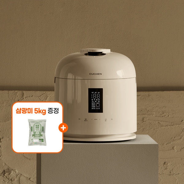 쌀5kg! 123 6인 풀스텐 듀얼 IH밥솥 CRT-XPD0670IEGI