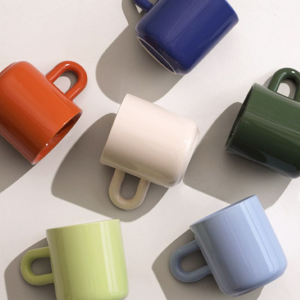 오데뜨키친 1+1 오데뜨 버블 6color 머그컵 350ml 홈카페 커피 머그