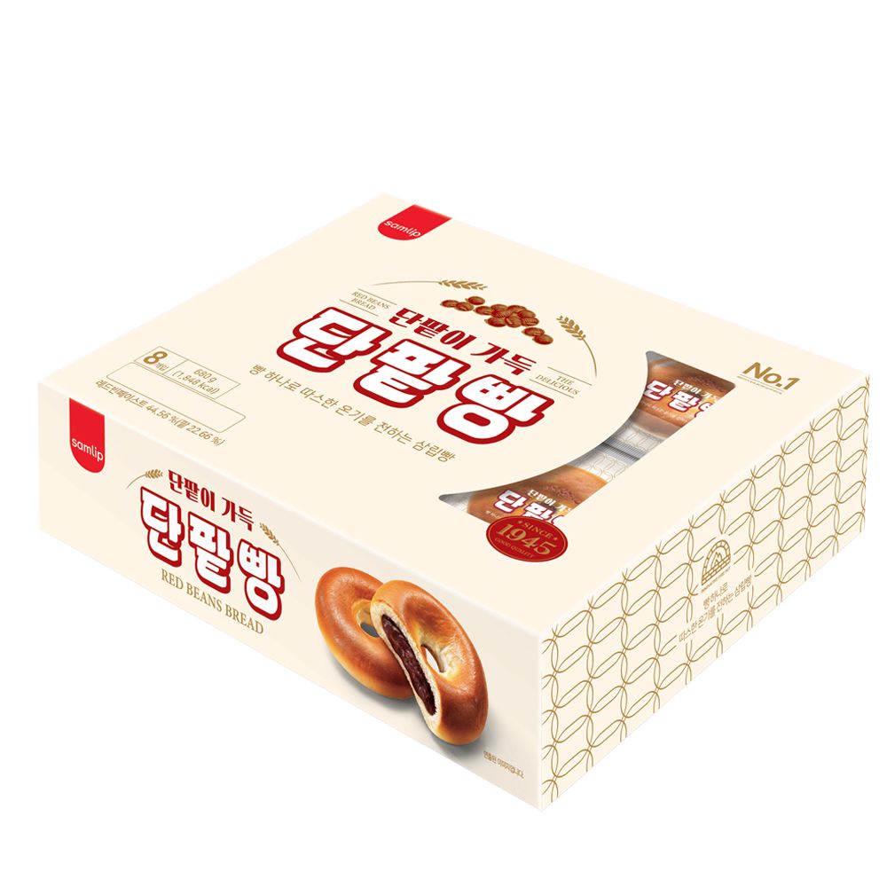 단팥이 가득 단팥빵 8입 680g 가격 비교 삼립 단팥이 가득 단팥빵 8입 680g