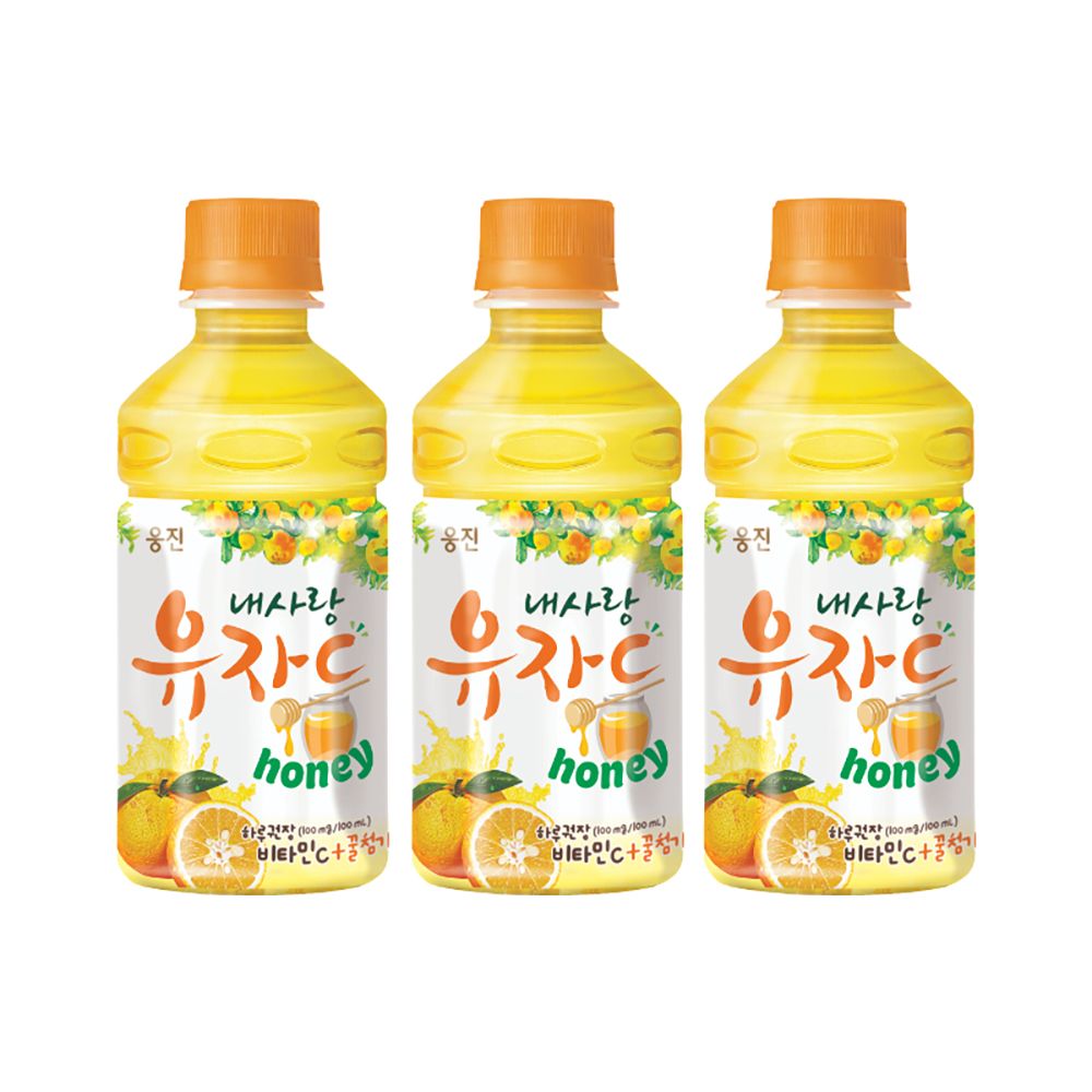 웅진식품 내사랑 유자C 280ml 24개