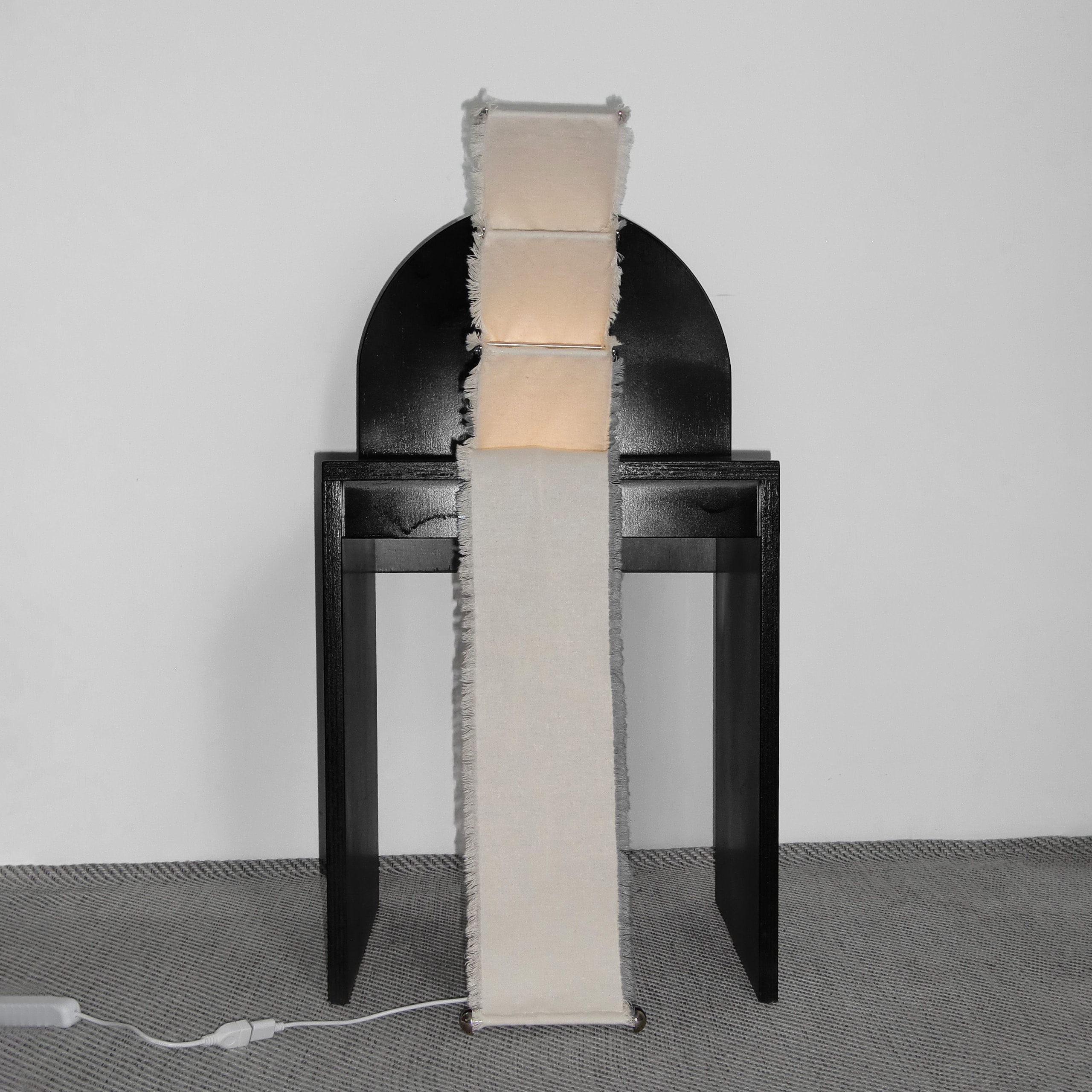 in;tangible LIGHT ; CASCADE 린넨 패브릭 무드등 벽등 스탠드 스테인리스 간접조명