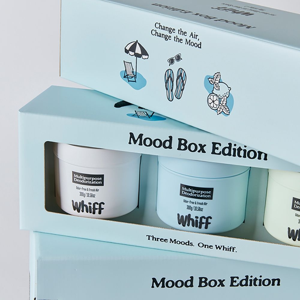 고체 탈취제 글래셔 블루 Mood Box 집들이 선물세트