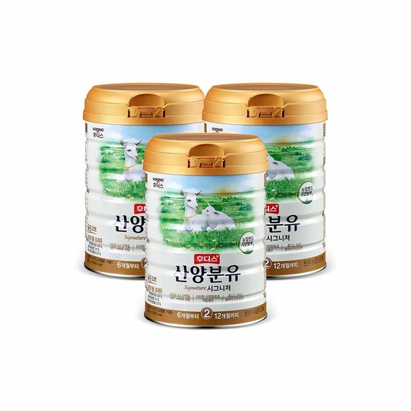NEW 후디스 산양분유 시그니처 2단계 800g*3캔