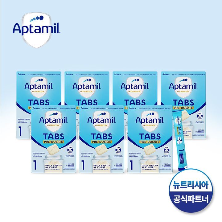 Aptamil 이지탭스 1단계 TABS 간편 분유 (21스틱) x 7박스 가격 추이 뉴트리시아 Aptamil 이지탭스 1단계 TABS 간편 분유 (21스틱) x 7박스 - 최저가 198,000원