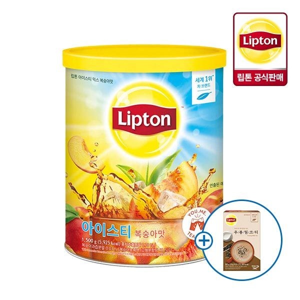 립톤 아이스티 믹스 복숭아맛 대용량 1.5kg 8개