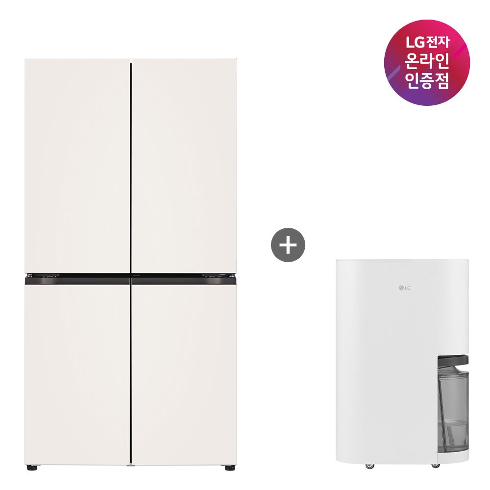 LG 오브제컬렉션 냉장고+LG 휘센 제습기 (T876MEE111 + DQ256MWGA) 가격 비교 LG전자 LG 오브제컬렉션 냉장고+LG 휘센 제습기 (T876MEE111 + DQ256MWGA)