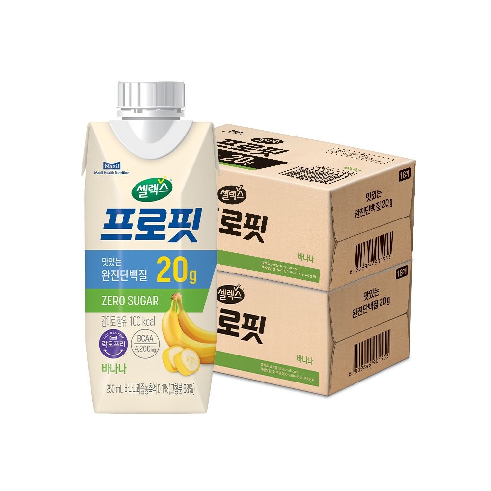 *셀렉스 프로핏 바나나 250ml 36팩