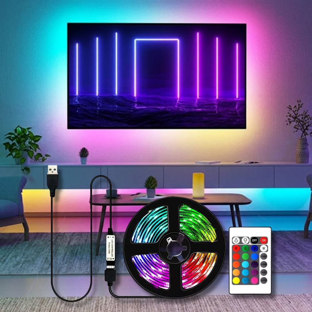RGB 컬러 LED 스트립 5m USB 줄조명 가격 추이 원그리드 RGB 컬러 LED 스트립 5m USB 줄조명 - 최저가 10,900원