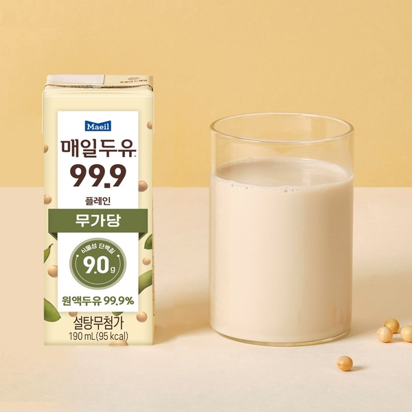 매일두유 99.9 플레인 190ml 24팩