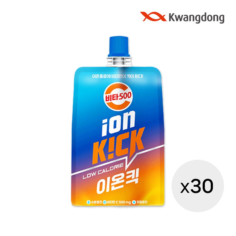 비타500 이온킥 파우치 250ml*30입 이온음료 가격 비교 이온킥 비타500 이온킥 파우치 250ml*30입 이온음료