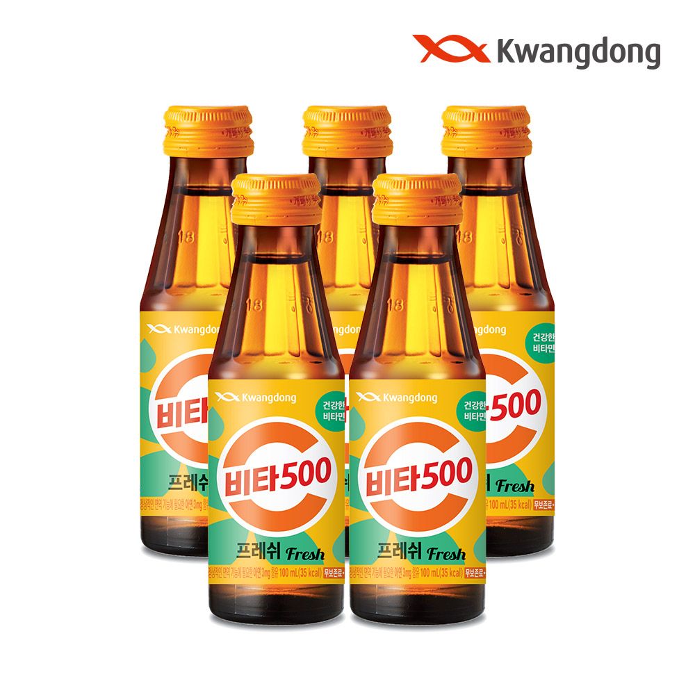 비타500 비타500 fresh(프레시) 병 100ml*50입 비타민음료