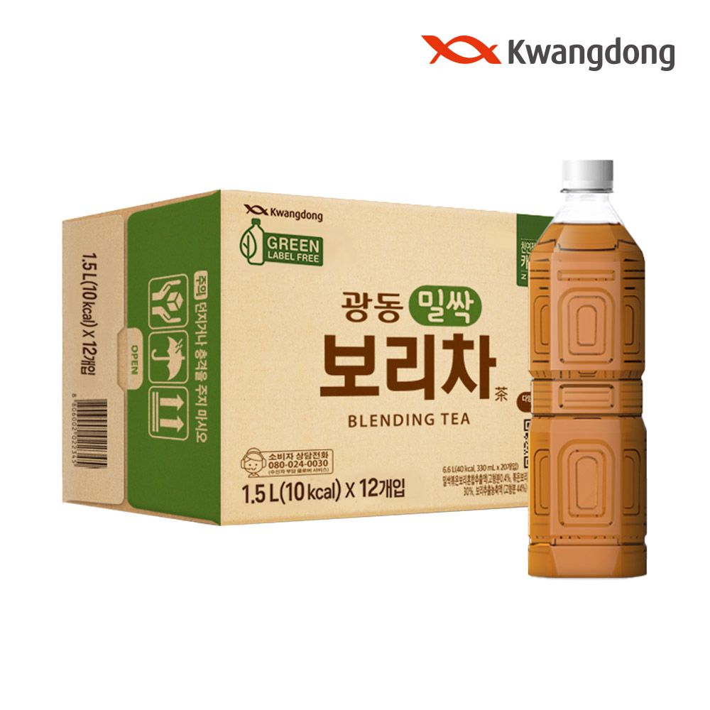 광동 밀싹보리차 무라벨 PET 1.5L*12입 차음료(유무라벨 랜덤) 가격 비교 광동 광동 밀싹보리차 무라벨 PET 1.5L*12입 차음료(유무라벨 랜덤)