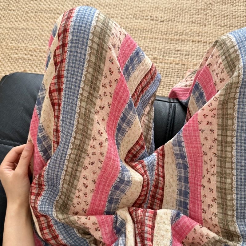 롱 팬츠 순면 보헤미안 무드 사계절 잠옷 7종 가격 비교 핑크우드 롱 팬츠 순면 보헤미안 무드 사계절 잠옷 7종