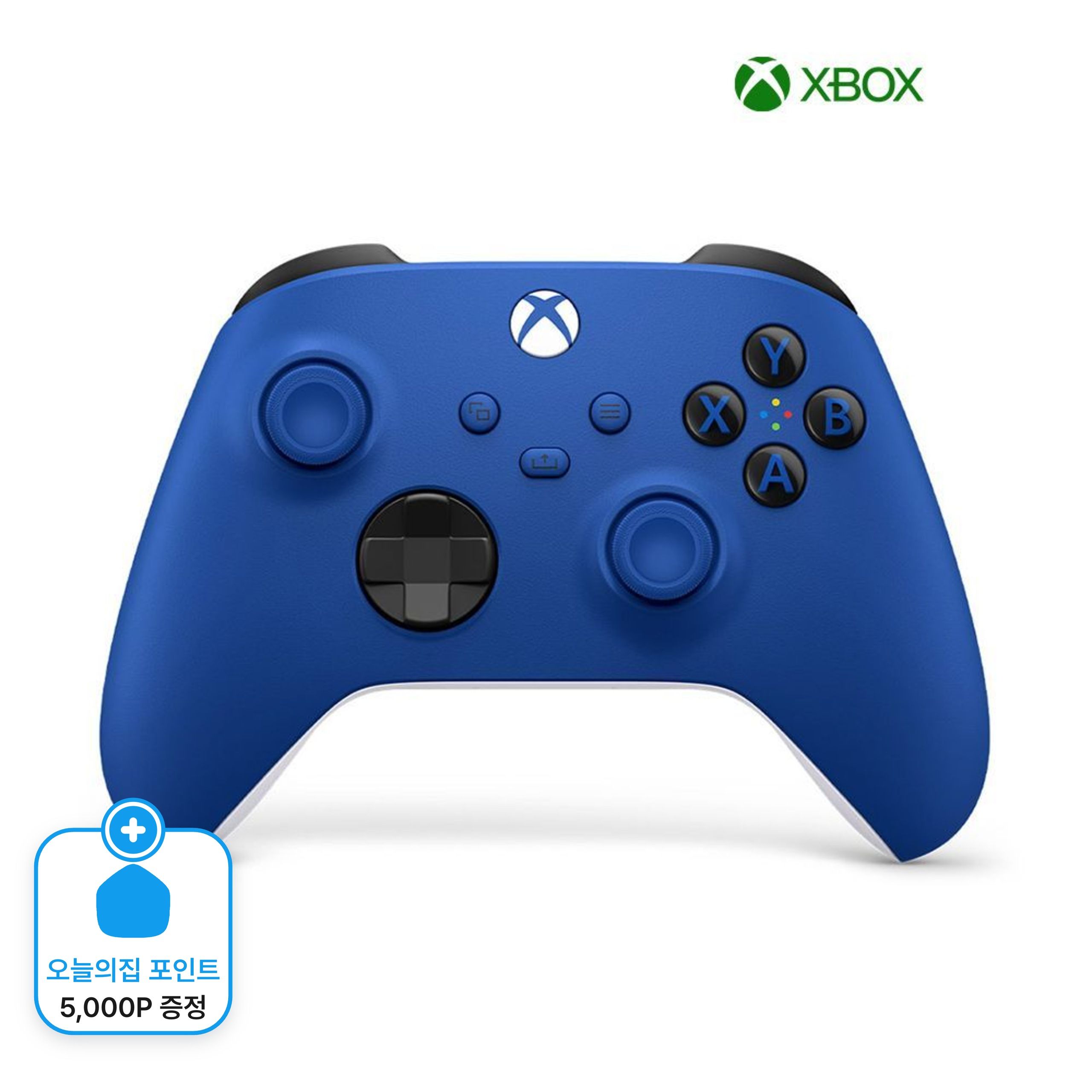 Xbox Xbox 무선 컨트롤러 쇼크블루 게임패드 조이스틱