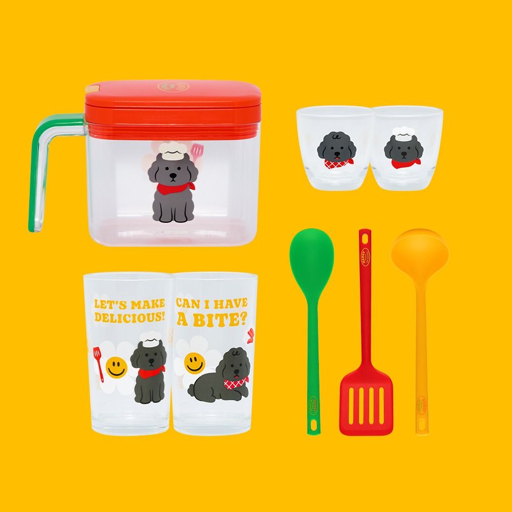 위글위글 햄지 X 위글위글 키친 컬렉션 4종 SET