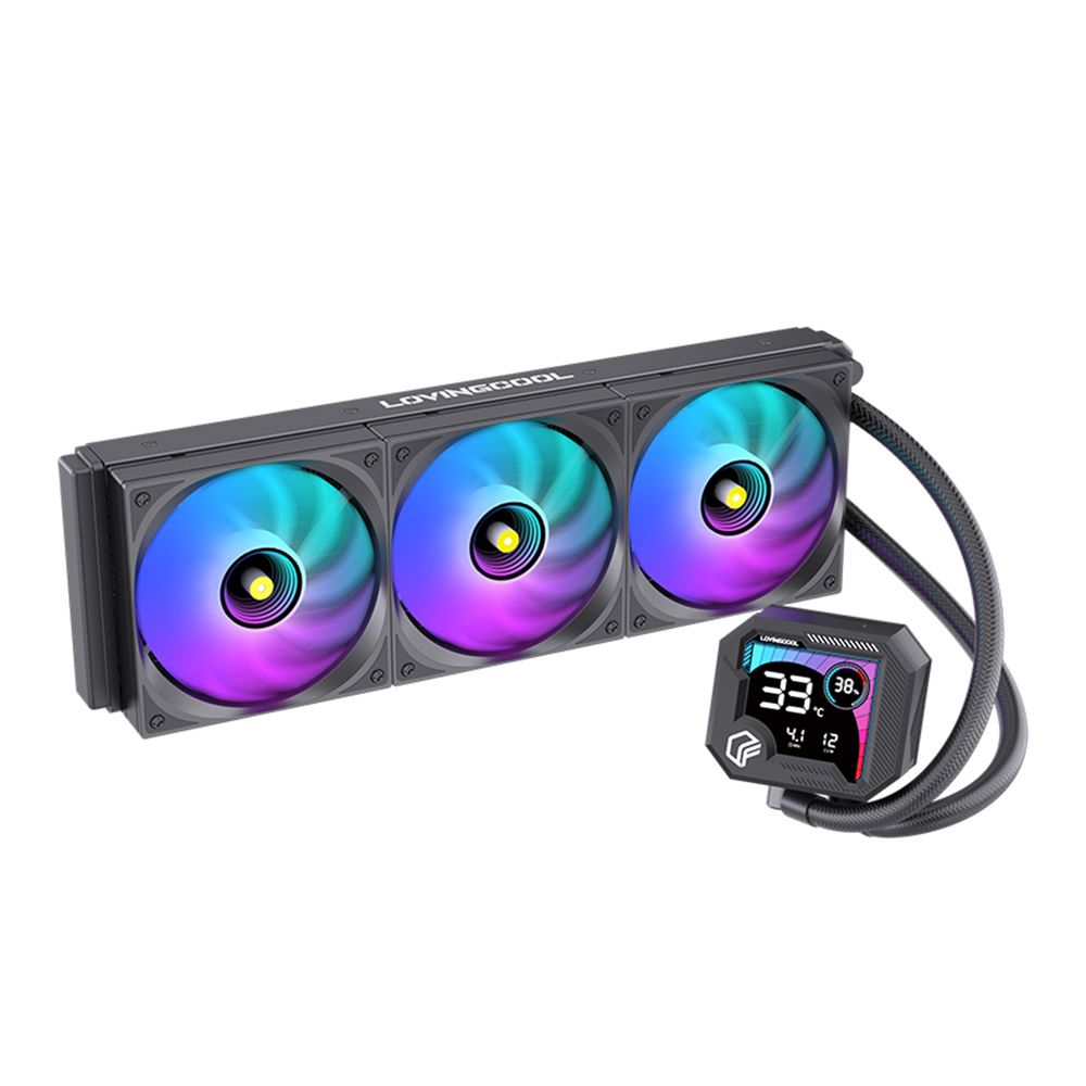 러빙쿨 AK-360-03 ARGB 디지털 블랙 3열 컴퓨터 인텔 AMD CPU 수냉 쿨러