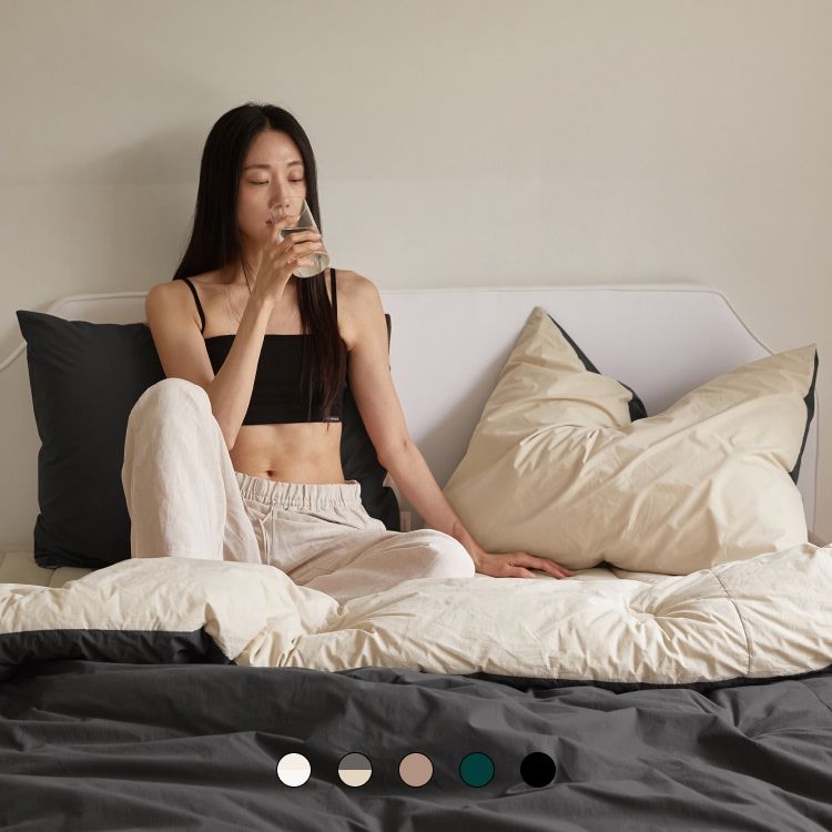 사박사박 도즈 60수 순면 간절기/사계절/자가발열 차렵이불세트 SS/Q/K 27color