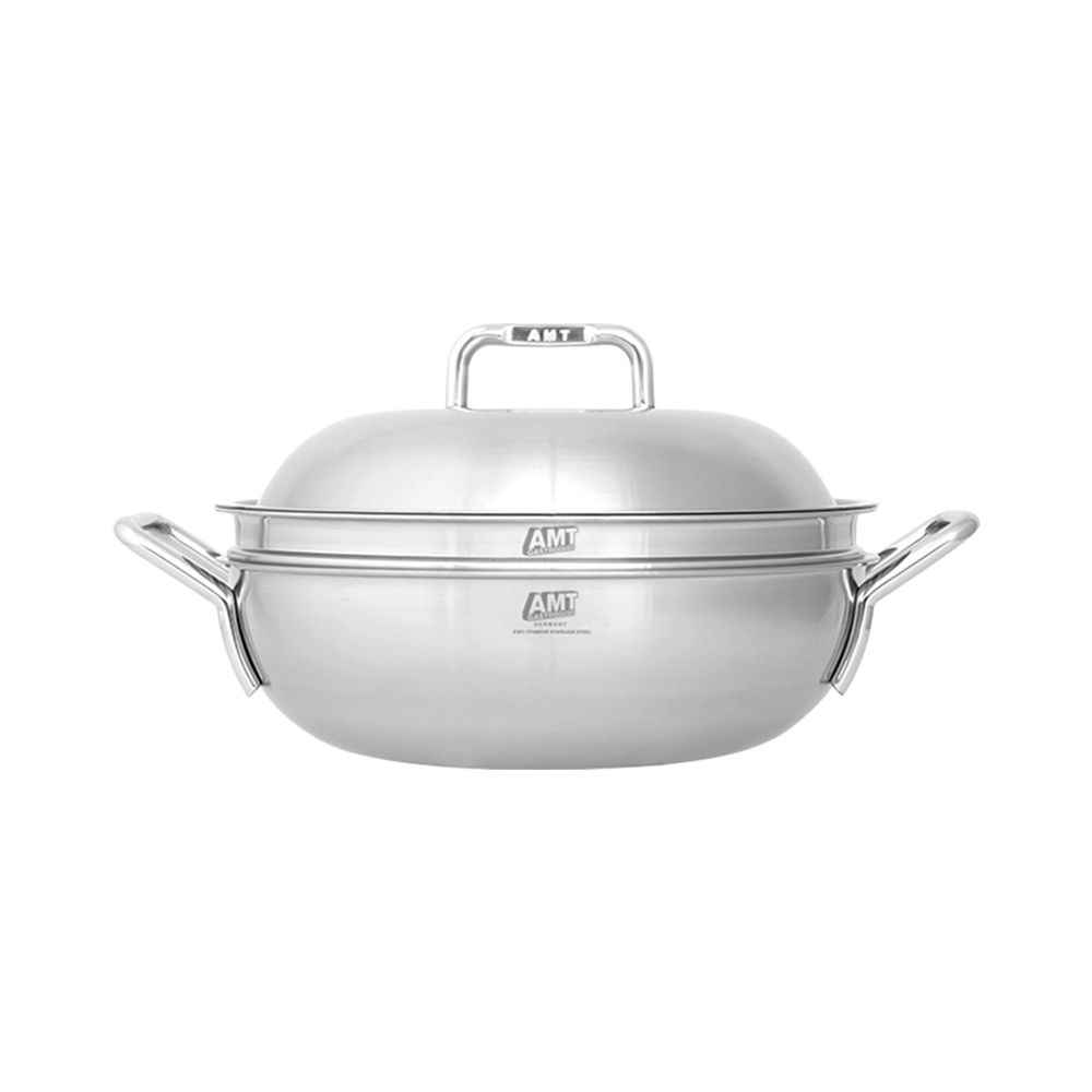 316Ti 통5중 샤프 파티웍 28cm (사은품:큐네이처 크림 세정제)