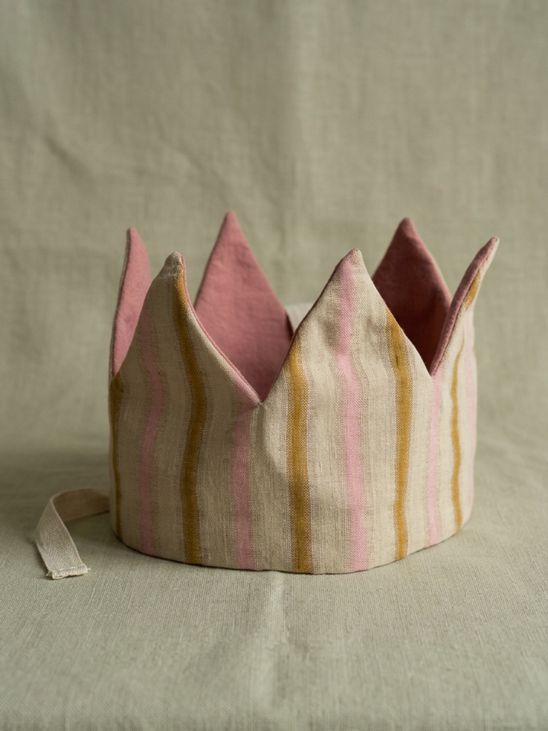 tova reversible crown (pink) 패브릭 생일 왕관 파티 촬영 소품