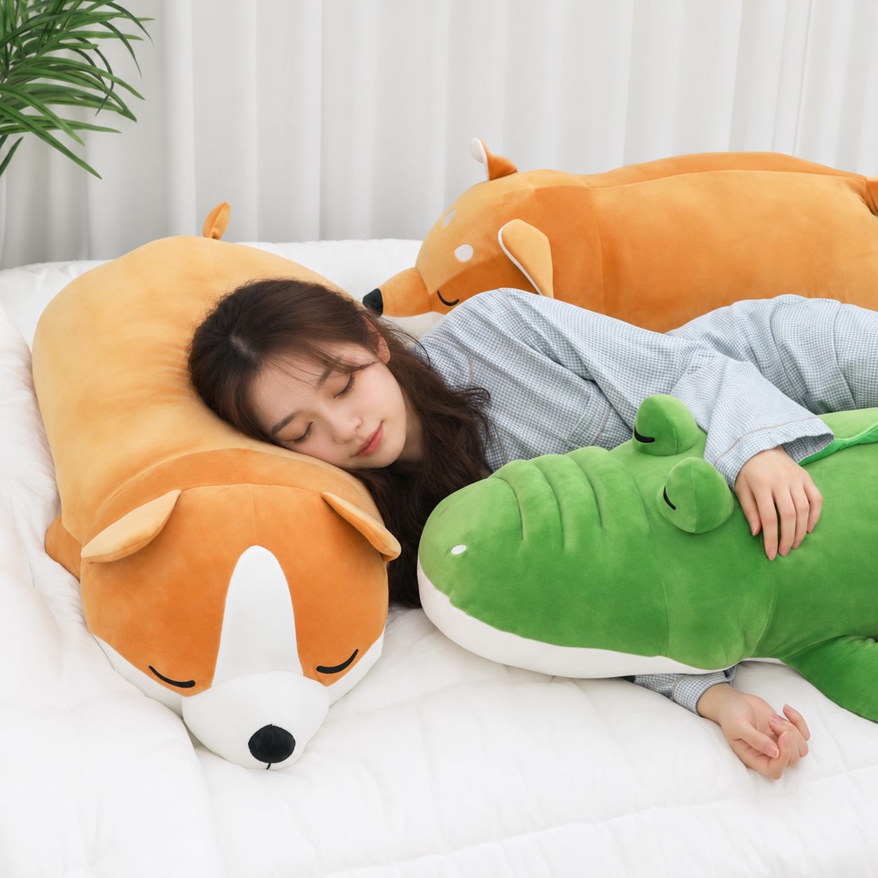 이젠돌스 모찌모찌 꿀잠쿠션인형 100CM 대형