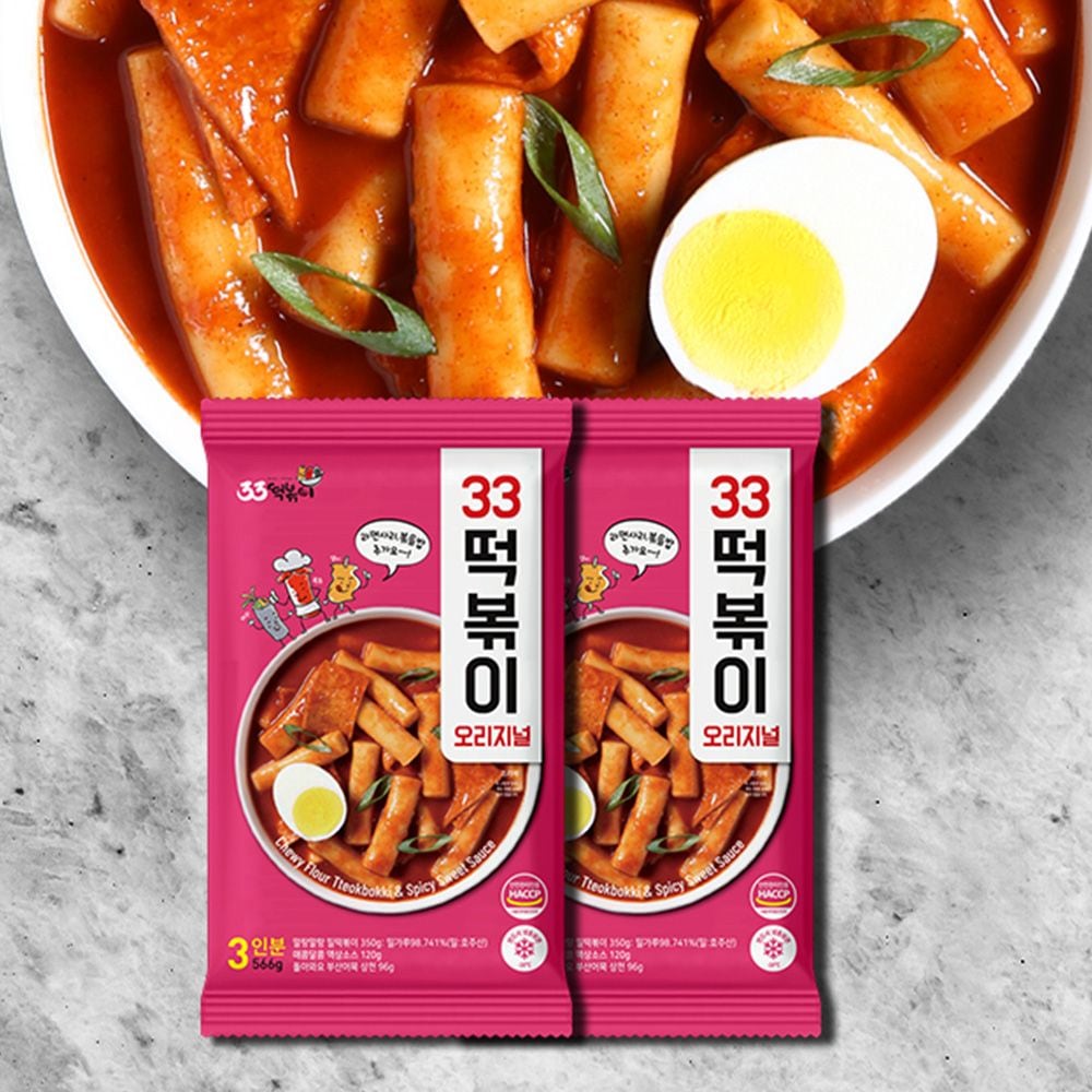 오리지널 33떡볶이 566g 2팩 가격 비교 인정식탁 오리지널 33떡볶이 566g 2팩