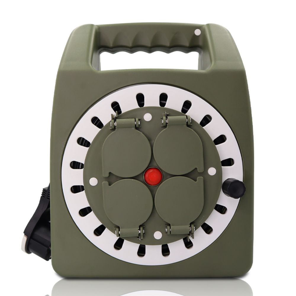 러그박스 케이블 전선릴 4구 20M 캡형 릴선 카키 가격 비교 러그박스 러그박스 케이블 전선릴 4구 20M 캡형 릴선 카키