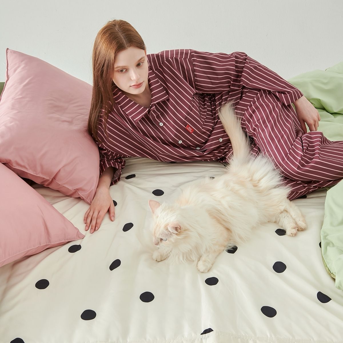 스냅단추로 안 밀리는 스냅핏 웜 침대패드&매트리스커버 아이보리도트(4Size) 가격 비교 댄스온더플로어 스냅단추로 안 밀리는 스냅핏 웜 침대패드&매트리스커버 아이보리도트(4Size)