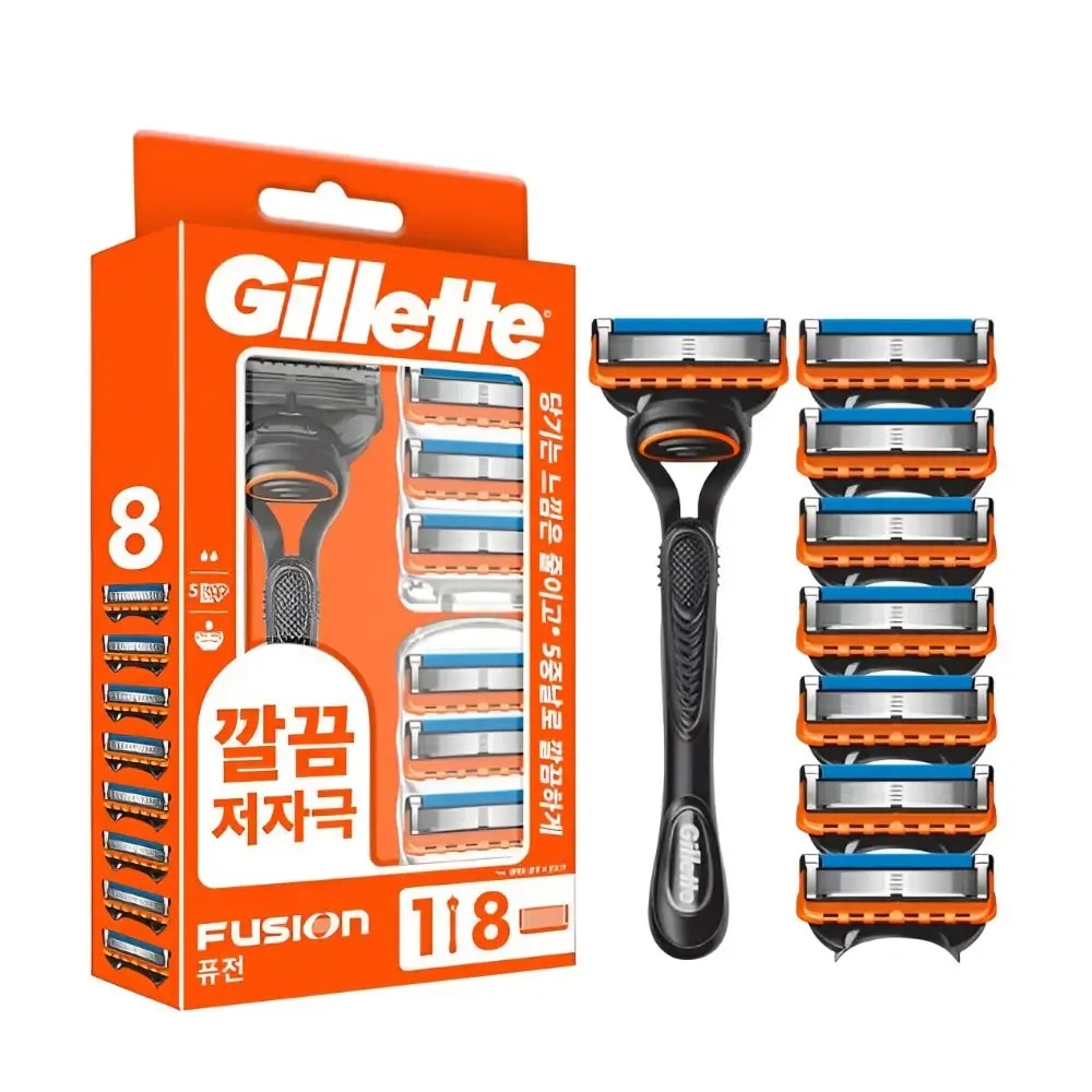 퓨전 매뉴얼 면도기 핸들 1개 + 면도날 8입 가격 비교 질레트 퓨전 매뉴얼 면도기 핸들 1개 + 면도날 8입