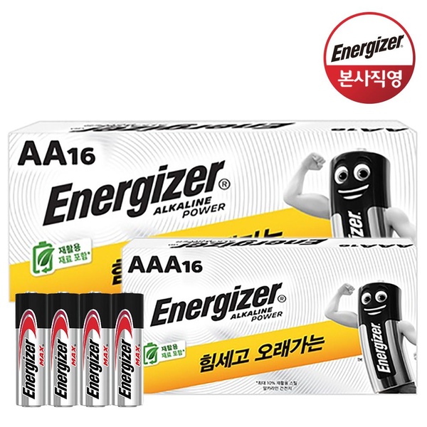 알카라인 건전지 밸류팩 AA/AAA 18입 택1
