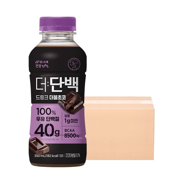 빙그레 더단백 드링크 더블초코 350ml 20개입