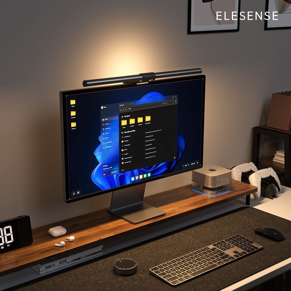 LED 스마트 모니터조명 라이트바 E1133 (+후면조명/리모컨)