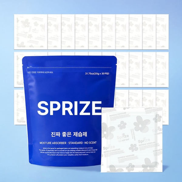 서프라이즈 대용량 제습제 서랍 옷장 습기제거제 30g, 30개입