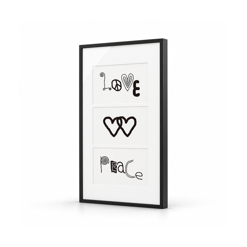 Love & Peace 3 Frame 가격 비교 INAP X OHOUSE Love & Peace 3 Frame
