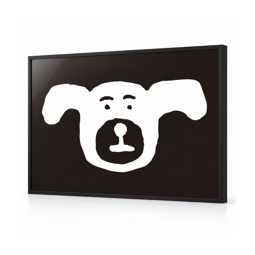 INAP X OHOUSE Dog Poster Black