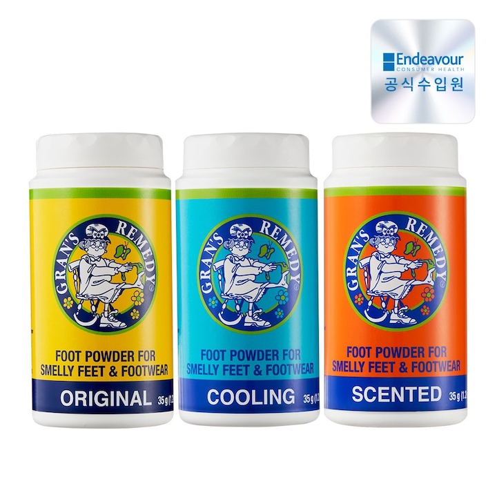 그랜즈레미디 공식수입 신발 발냄새 제거제 뿌리는타입 35g (3종 택1)