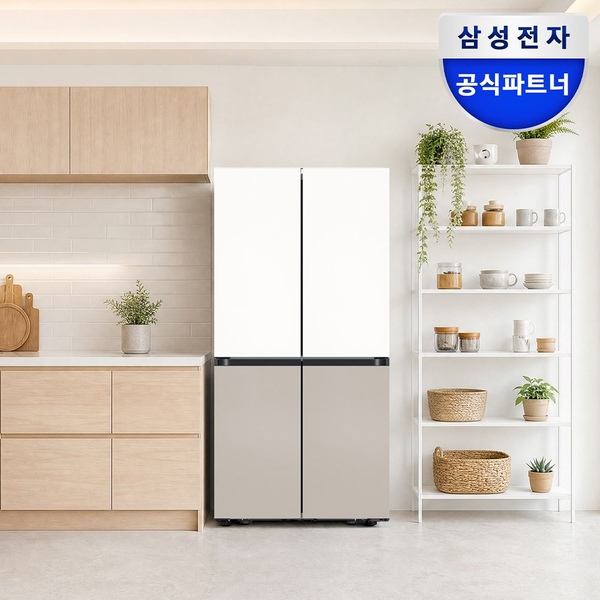 삼성전자 최대혜택가189만 삼성 비스포크 AI 냉장고 4도어 905L 1등급 RM70H90R1ZGD