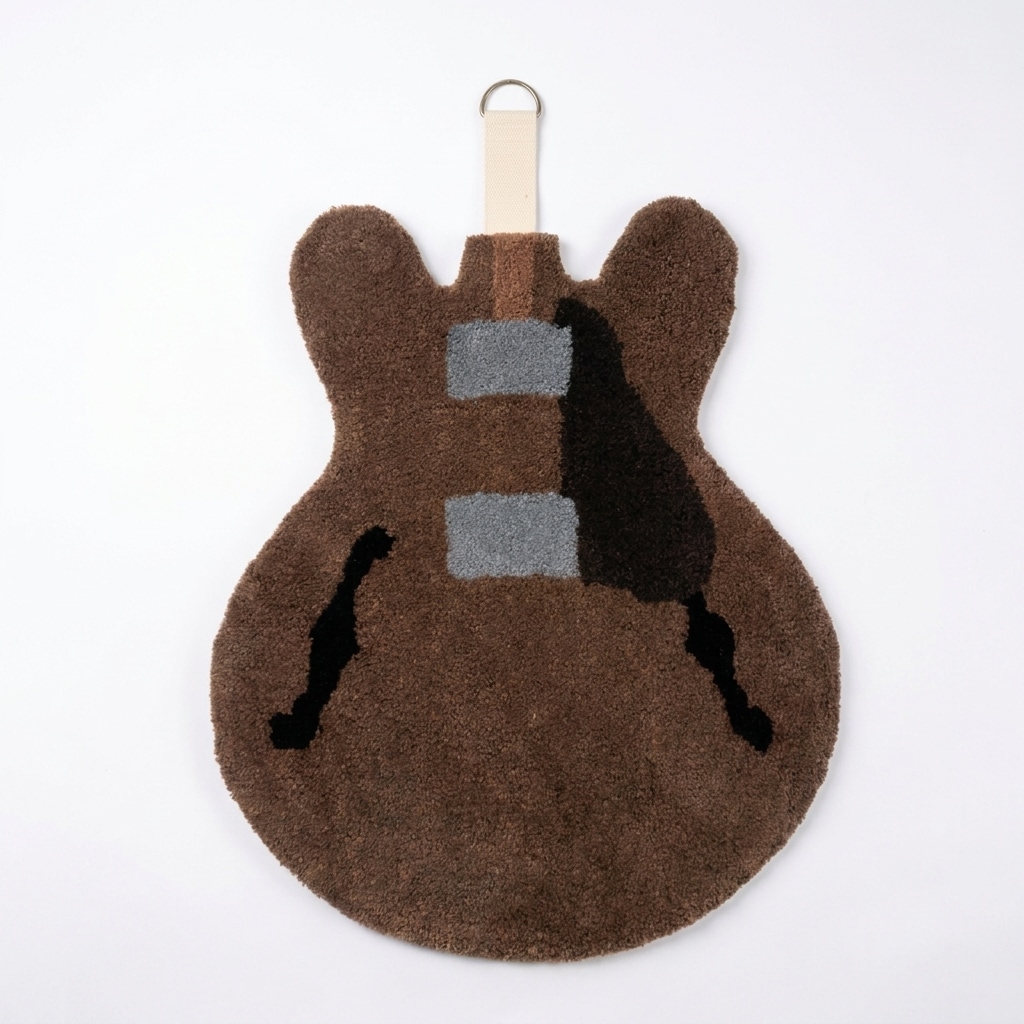 세미할로우 기타 러그 l Semi Hollow Guitar Rug 가격 비교 터프팅 스튜디오 슬러 세미할로우 기타 러그 l Semi Hollow Guitar Rug