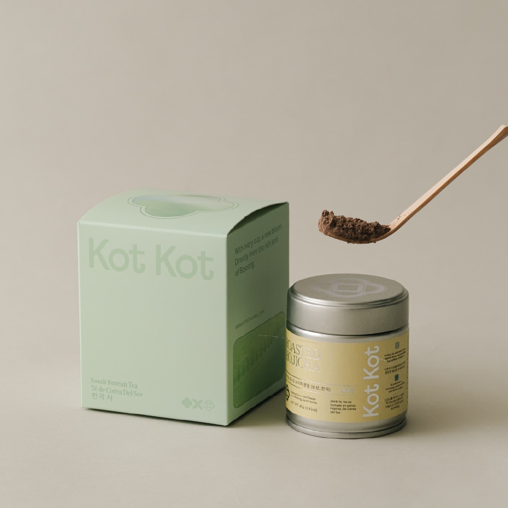 Kot Kot Kot Kot (꽃꽃) 로스티드 호지차 40g - Roasted Hojicha