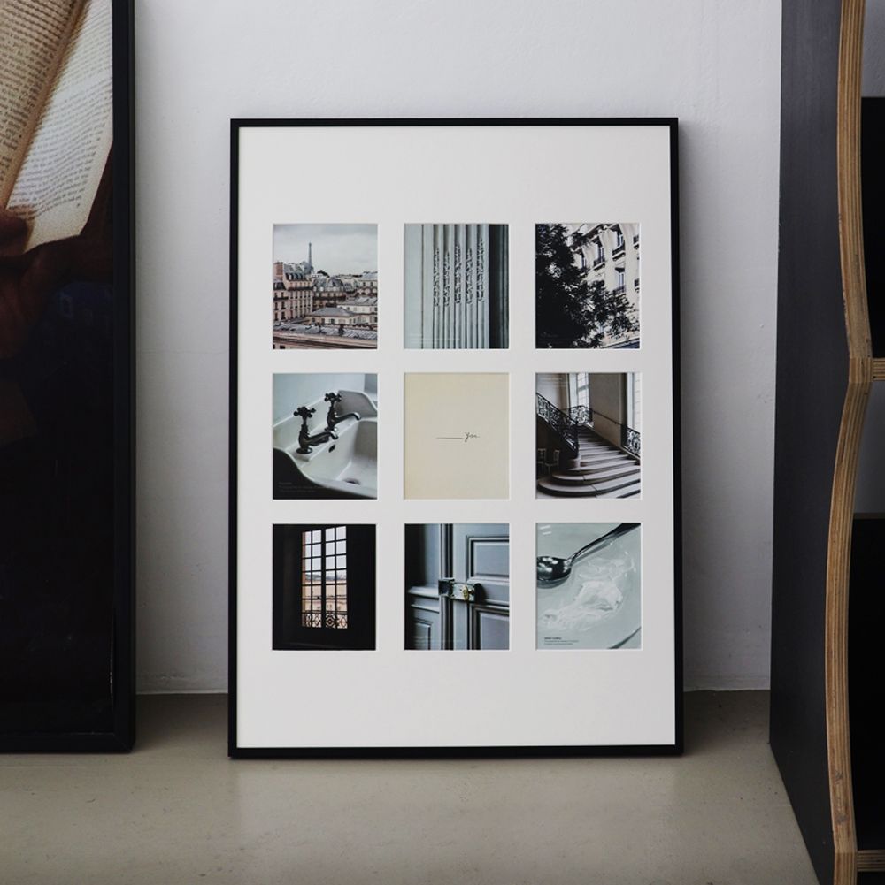 studio.som 무드보드 A2 스탠다드 액자세트 6종 10x12 엽서호환
