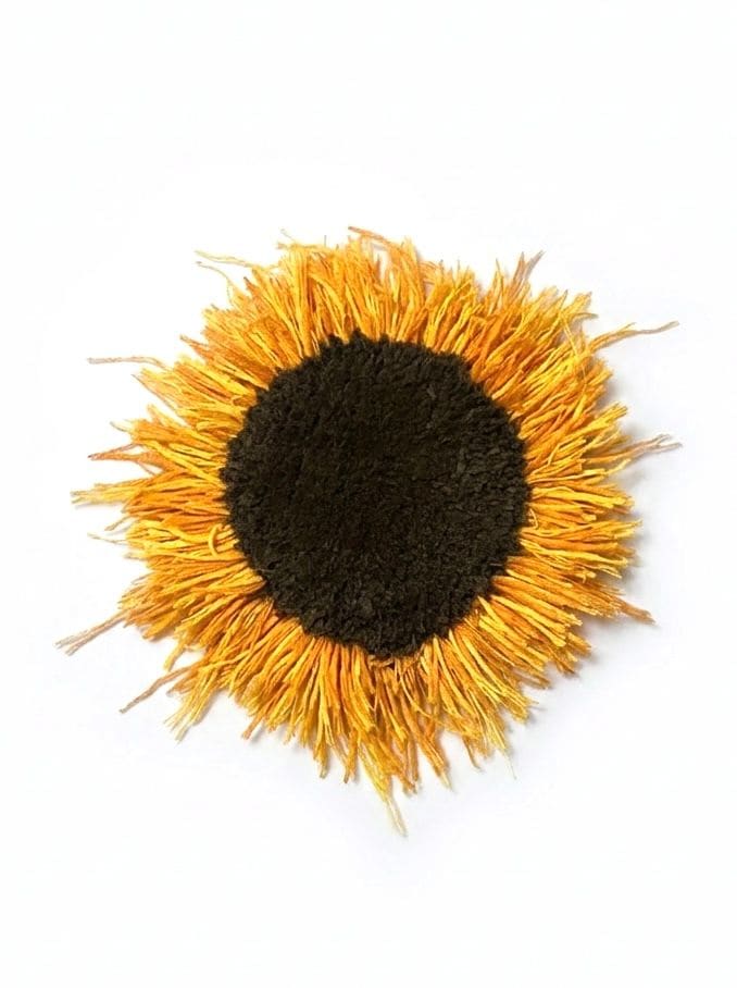 터프팅 스튜디오 슬러 해바라기 티코스터 l Sunflower Tea Coaster