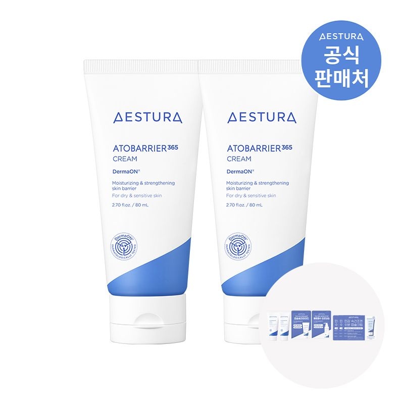 [오늘의집 단독] 아토베리어365 크림 80ml 더블+크림 30ml+로션30ml+샤쉐