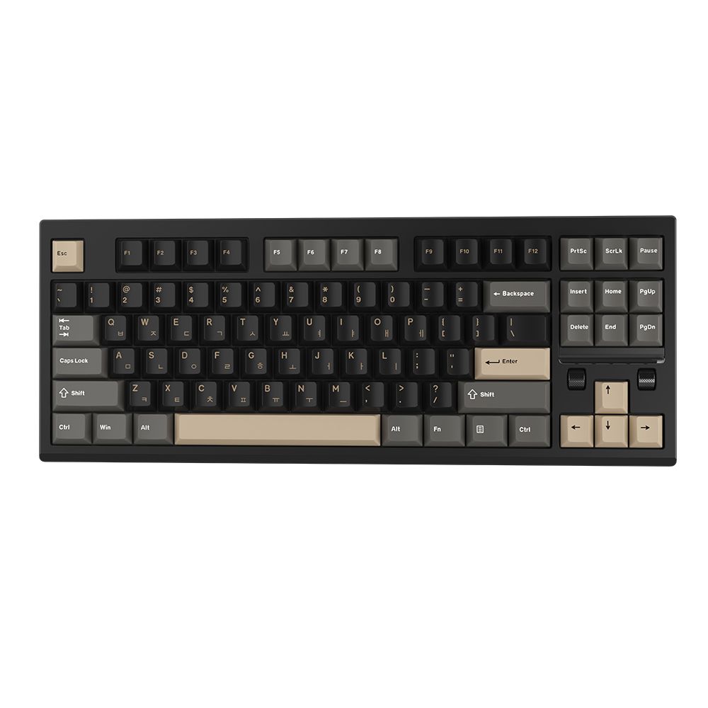 프리플로우 archon M3 600 TKL 플로팅마운트 게이밍 자석축 키보드 로얄블랙, 퀵실버 고스트