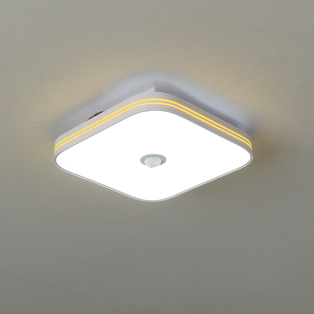 LED 사각 센서등 15W 현관등 국산 삼성칩 가격 비교 달이뜨는집 LED 사각 센서등 15W 현관등 국산 삼성칩