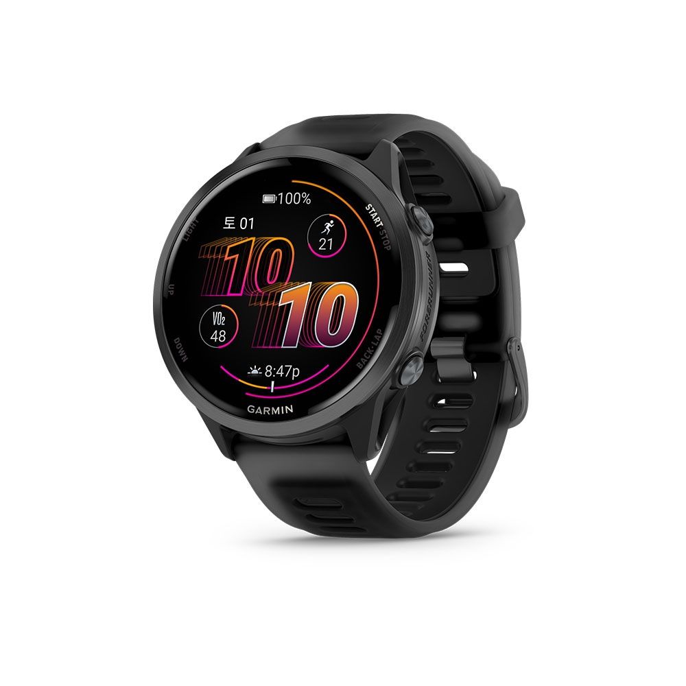 가민 포러너 570 47mm 블랙 러닝 GPS 스마트워치