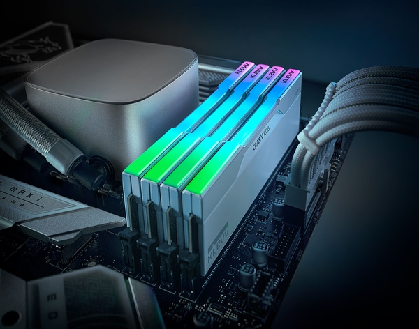 에센코어 클레브 6000 CL30 CRAS V RGB 화이트 AMD 패키지 32GB(16Gx2)