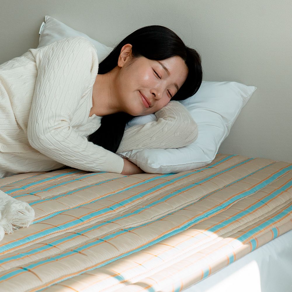 곰표한일전자 곰표한일 전자파 안심 EMF 카본 탄소매트 전기요 온휴 엠보 바닐라